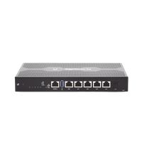 EdgeRouter 6 PoE pasivo 24 V, con 5 puertos 10/100/1000 Mbps + 1 puerto SFP, con funciones avanzadas de ruteo