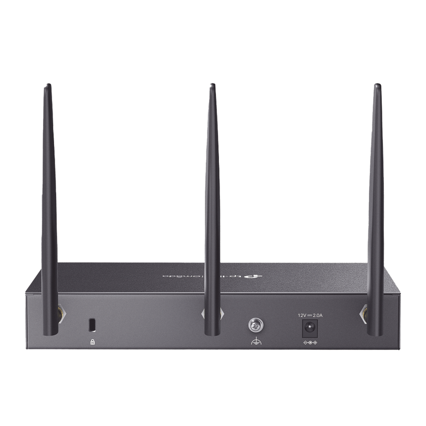 Router Omada VPN / SDN Multi-WAN Gigabit / 1 Puerto WAN SFP Gigabit / 1 Puerto WAN RJ45 Gigabit / 2 Puertos LAN RJ45 Gigabit / 2 Puertos Configurables LAN/WAN / 150,000 Sesiones Concurrentes / Administración Centralizada Omada o Stand-Alone