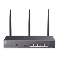 Router Omada VPN / SDN Multi-WAN Gigabit / 1 Puerto WAN SFP Gigabit / 1 Puerto WAN RJ45 Gigabit / 2 Puertos LAN RJ45 Gigabit / 2 Puertos Configurables LAN/WAN / 150,000 Sesiones Concurrentes / Administración Centralizada Omada o Stand-Alone