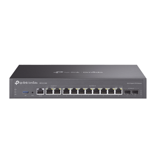 Router Omada VPN / SDN Multi-WAN Gigabit / 2 Puertos WAN/LAN RJ45 2.5 Gigabit / 8 Puertos WAN/LAN RJ45 Gigabit / 2 Puertos WAN/LAN SFP Gigabit / 1,000,000 Sesiones Concurrentes / Administración Centralizada Omada o Stand-Alone