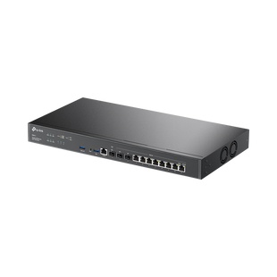 Router Omada VPN /  SDN Multi-WAN 10G / 1 Puerto WAN SFP+ 10G / 1 Puerto WAN/LAN SFP+ 10G / 1 Puerto WAN/LAN SFP 1G / 8 puertos LAN/WAN 1G / 2 Puertos USB / 2.3 Millones Sesiones Concurrentes / Administración Centralizada OMADA SDN.