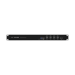 EdgeRouter INFINITY de 8 puertos SFP+ 10 G + 1 puerto RJ45 Gigabit, throughput 80 Gbps, 16 núcleos y 16 GB RAM , fuentes de alimentación modulares Hot-Swappable