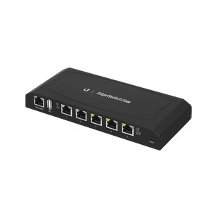 EdgeSwitch 5XP Administrable de 5 Puertos Gigabit PoE de 24 V Pasivo, con funciones avanzadas de Capa 2