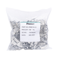 Hebillas PanSteel™ de Acero Inoxidable 201, Para Uso con Fleje ESW16T76-CR2 de 5/8, Paquete de 100pz