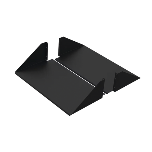 Charola Para Soportar Equipos en Rack de 19in, Frontal y Posterior, Capacidad de 136 Kg, 3UR