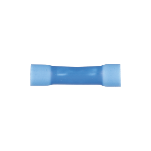 Conector de Empalme a Tope, Para Cables de 16 a 14 AWG, De Vinilo Aislado, Color Azul, Paquete de 50 Piezas
