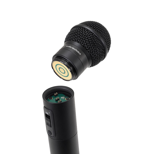 Transmisor mano con capsula de mic intercambiable