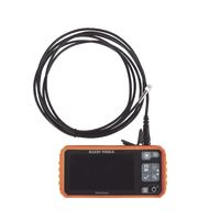 Cámara Boroscopio de Inspección 5.5mm 720p USB-C,  LCD 4.3" Color, Cuello de Cisne Nylon de 10' (3m) con Imán, Espejo, 6 LED´s. Batería Io-Li Recargable. Ideal en Electricidad, HVAC, Plomería y Aviación