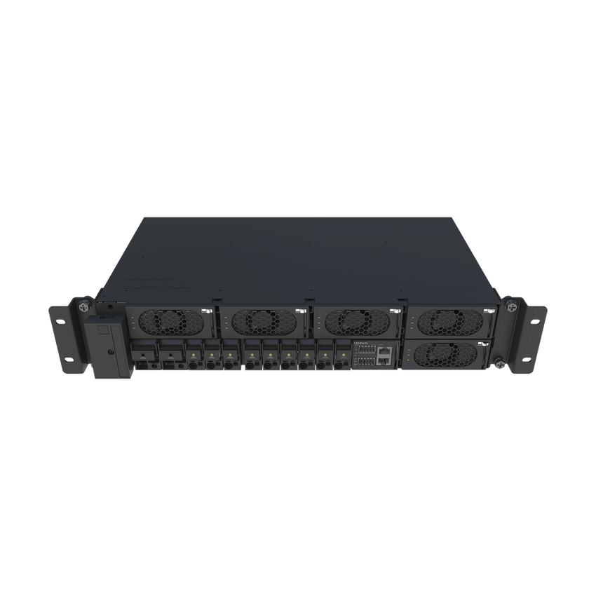 Rectificador Redundante 2000W, 220/380 VAC a -48 VDC, 200A, 2U, con Módulo de Monitoreo SMU11C