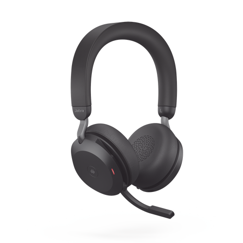 Jabra Evolve2 75, Auricular stereo versión MS con cancelación de ruido activa, dongle USB-A indicador de ocupado (Busylight)(27599-999-999)