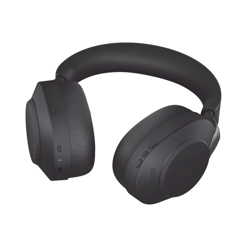 Jabra Evolve2 85, Auricular stereo versión UC con cancelación de ruido activa, dongle USB-A indicador de ocupado (Busylight)(28599-989-999)