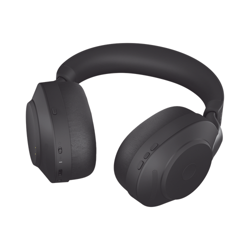 Jabra Evolve2 85, Auricular stereo versión UC con cancelación de ruido activa, dongle USB-A indicador de ocupado (Busylight)(28599-989-999)