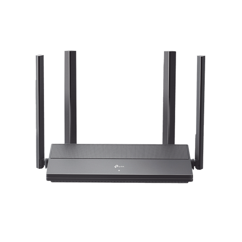Router WiFi 6 AX 1500 Mbps / MU-MIMO 2X2 y OFDMA / 1 Puerto WAN Gigabit / 3 Puertos LAN Gigabit / Soporta IPV6 y TR-069 / 4 Antenas Beamforming / Seguridad WiFi WPA3