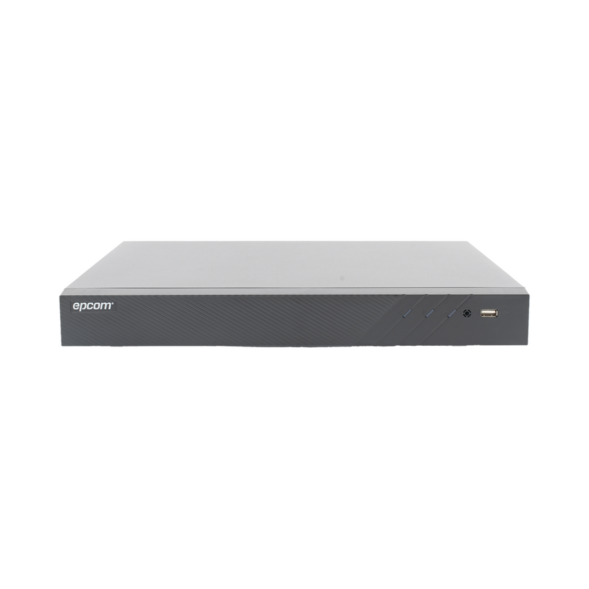 DVR 32 Canales TurboHD + 8 Canales IP / 5 Megapixel Lite - 3K Lite / Acusense (Evita Falsas Alarmas) / Audio Bidireccional / 2 Bahías de Disco Duro / H.265+ / Salida de Video en Full HD