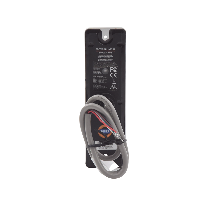 Lector ultra delgado de proximidad con teclado, capacidad de lectura de tarjetas  de proximidad de 125 Khz (tipo EM y HID)