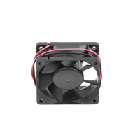 Ventilador Anticondensante Axial Cuadrado, 60x60x25 mm, 24 Vcc, 4500 RPM, 2.9 W, 0.12 A, Flujo de Aire de 25.0 CFM, Unión Sellada.