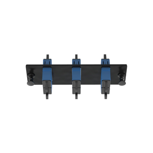 Placa Acopladora de Fibra Optica FAP, Con 3 Conectores SC Duplex (6 Fibras), Para Fibra Monomodo OS1/OS2, Color Azul
