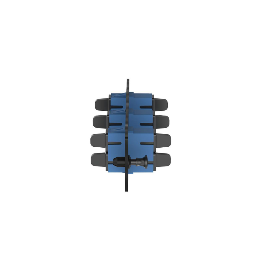 Placa Acopladora de Fibra Optica FAP, Con 3 Conectores SC Duplex (6 Fibras), Para Fibra Monomodo OS1/OS2, Color Azul