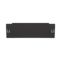 Placa Ciega FAP, Para Reservar Espacio de Uso Futuro en Paneles de Fibra Óptica, Color Negro