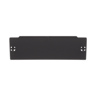 Placa Ciega FAP, Para Reservar Espacio de Uso Futuro en Paneles de Fibra Óptica, Color Negro