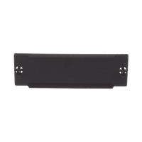 Placa Ciega FAP, Para Reservar Espacio de Uso Futuro en Paneles de Fibra Óptica, Color Negro