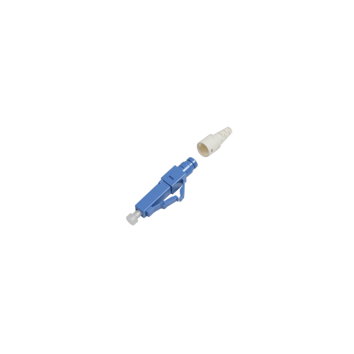 Conector de Fibra Óptica pre-pulido LightBow LC/UPC Simplex, Monomodo OS1/OS2, re-terminable, Color Azul