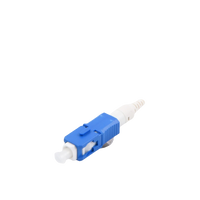 Conector de Fibra Óptica Pre-Pulido LightBow SC/UPC Simplex, Monomodo OS1/OS2, Re-Terminable, Color Azul