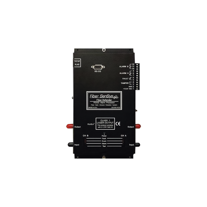 Sensor de Seguridad Perimetral de 2 Zonas/ Detección por Fibra Óptica Sensitiva/ Rango de 0 a 500 metros de protección