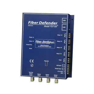 Sensor de Seguridad Perimetral por Fibra Óptica Sensitiva / 4 zonas / 800 metros máximo por zona