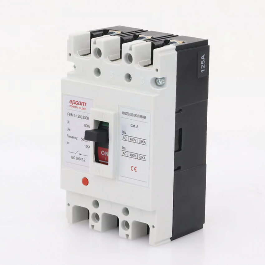 Protección Térmica 3P, 125A,  Corriente Alterna  690 V CA Trifásica.