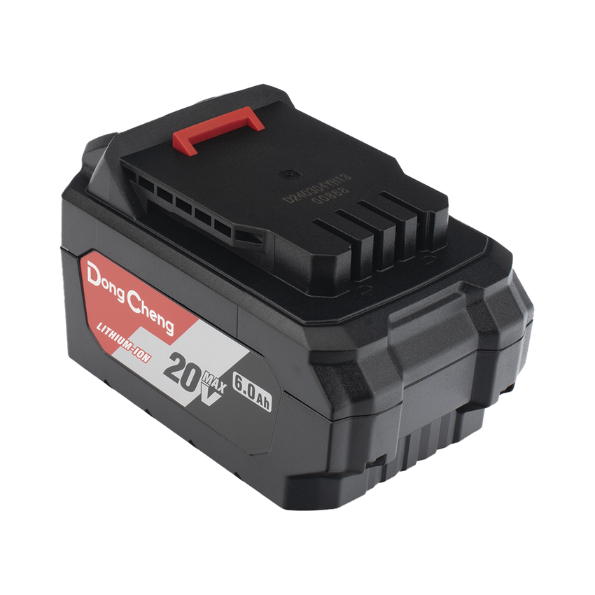 Bater�a de Litio 20V 6.0Ah / Indicador LED de Carga / Carcasa Reforzada / Compatible con Herramientas DONGCHENG 20V