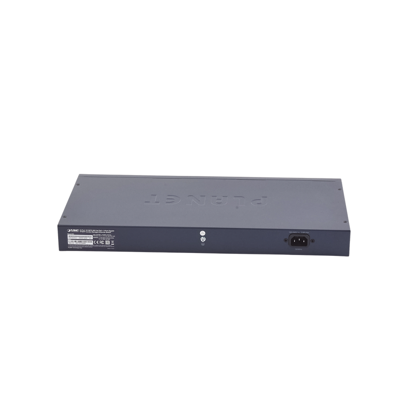 Switch administrable de 24 puertos 10/100TX PoE+ y 2 puertos combo TP/SFP Gigabit