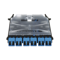 Cassette HD Flex? Con 6 Puertos LC Duplex (12 Fibras), Para Fibra Monomodo OS2, Color Azul