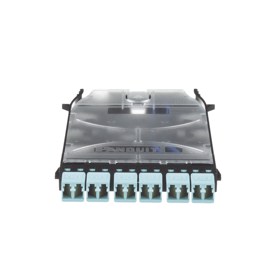 Cassette HD Flex? Con 6 Puertos LC Duplex (12 Fibras), Para Fibra Multimodo OM3, Color Azul