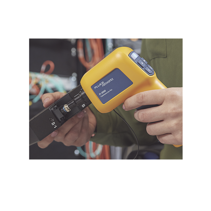 Cámara de Inspección FiberInspector, con Sonda Para Probar Terminaciones de Fibra Óptica, Compatible con Fibras Individuales o Conectores MPO