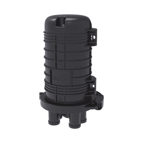 Caja de Distribución de Fibra Óptica Vertical tipo Domo, hasta 48 empalmes, Exterior, IP68