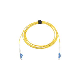 Jumper de Fibra Óptica Monomodo (OS2), XGLO, Riser, LC/UPC-LC/UPC Simplex, ONFR, Color Amarillo, 3 Metros