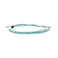 Jumper de Fibra Óptica Multimodo 50/125 XGLO OM3, LC-LC Duplex, OFNR, Color Aqua, 2 Metros (6.56 Pies)