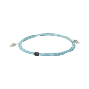 Jumper de Fibra Óptica Multimodo 50/125 XGLO OM3, LC-LC Duplex, OFNR, Color Aqua, 5 Metros (16.40 Pies)