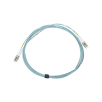 Jumper de Fibra Óptica Multimodo 50/125 XGLO OM3, LC-LC Duplex, OFNR, Color Aqua, 5 Metros (16.40 Pies)
