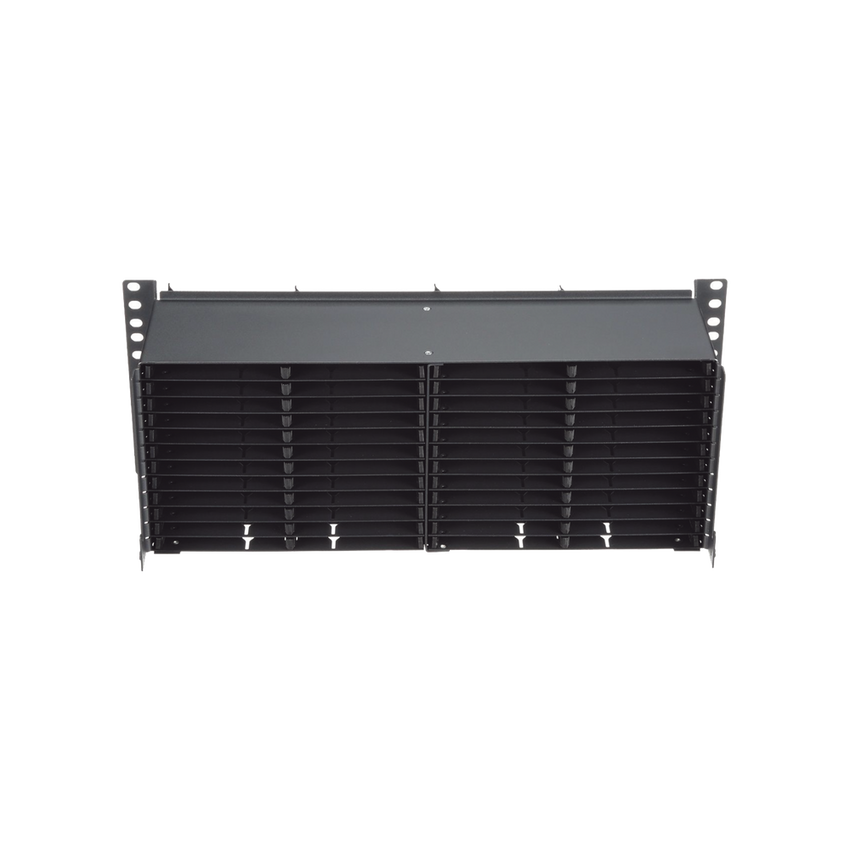 Panel de Distribución de Fibra Óptica, Acepta 12 Cassettes HD Flex y 144 Fibras por UR, 4 UR