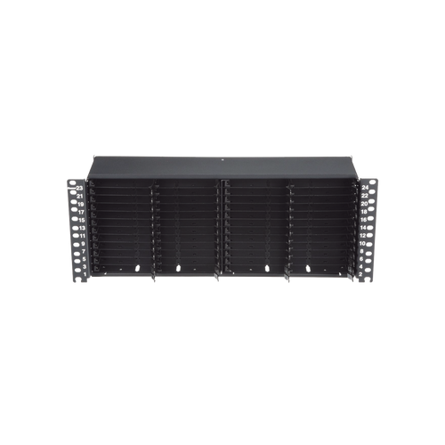 Panel de Distribución de Fibra Óptica, Acepta 12 Cassettes HD Flex™ y 144 Fibras por UR, 4UR