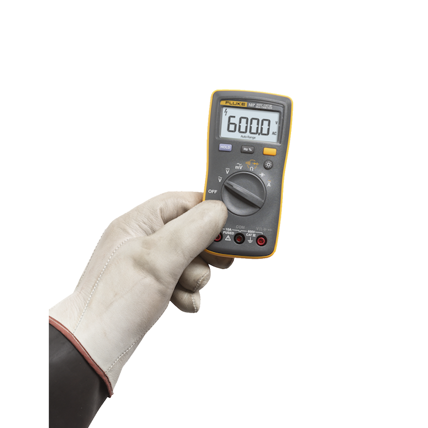 Multímetro Digital de Tamaño Compacto, Para Medición de Corriente y Tensión, Uso con Voltaje Máximo de 600 V, Pantalla LED Retroiluminada