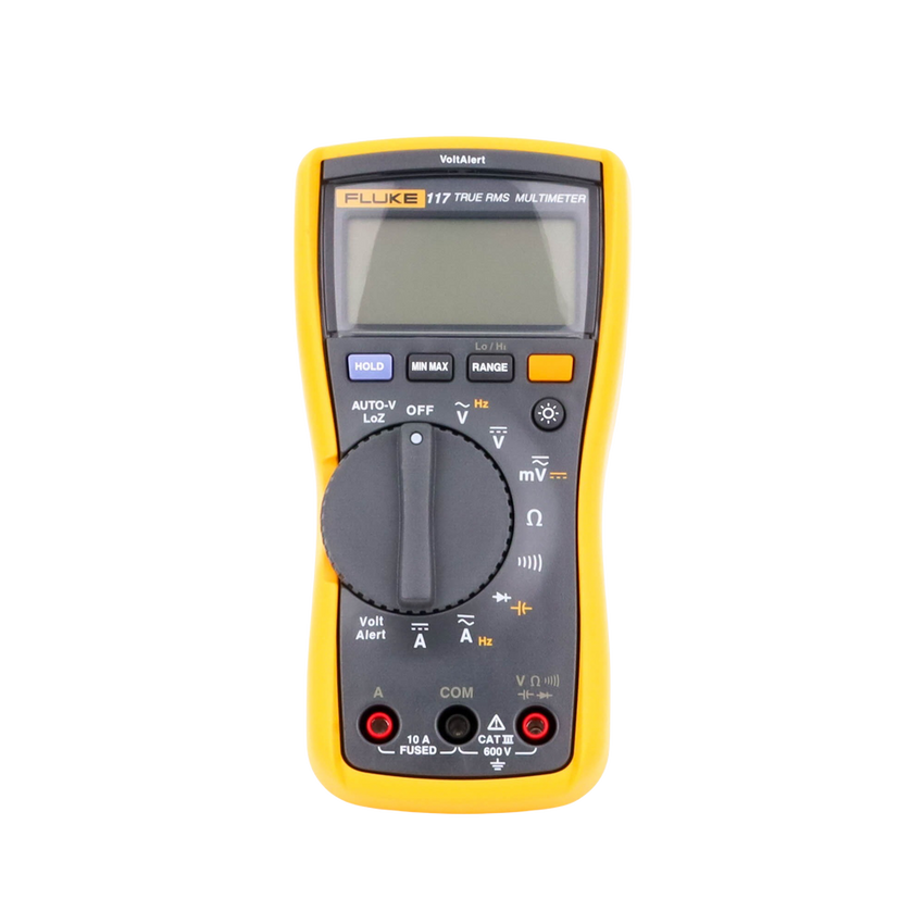 Multímetro Digital para Electricista, con Detector de Voltaje sin Contacto, Uso con Voltaje Máximo de 600 V, Pantalla LED Retroiluminada