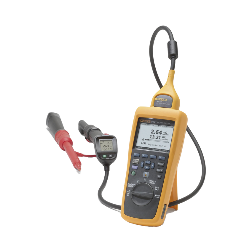 Analizador Avanzado de Baterías, con Medición de Temperatura, Resistencia, Tensión, Corriente CC o CA, y Frecuencia