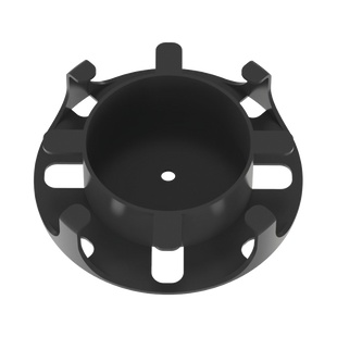 Administrador de Fibra Óptica en Paneles Opticom de 1 UR, Color Negro, 2 Piezas