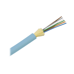 Cable de Fibra Óptica de 12 hilos, Multimodo OM4 50/125 Optimizada, Interior, Tight Buffer 900um, No Conductiva (Dieléctrica), OFNR (Riser), Precio Por Metro