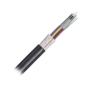 Cable de Fibra Óptica 24 hilos, OSP (Planta Externa), No Armada (Dieléctrica), MDPE (Polietileno de Media densidad), Multimodo OM4 50/125 Optimizada, Precio Por Metro