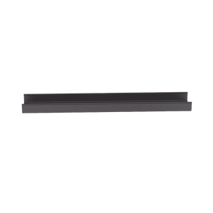 Canaleta FiberRunner™ 12X4, de PVC Rígido, Color Negro, 1.8 m de Largo