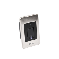 Lector Esclavo de Huella y Proximidad / RS-485 / IP65 / Acero Inoxidable / Exterior / ZKFinger VX10.0